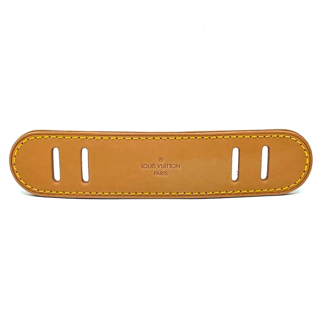 Authentic Louis Vuitton Shoulder Pad Light Brown Leather